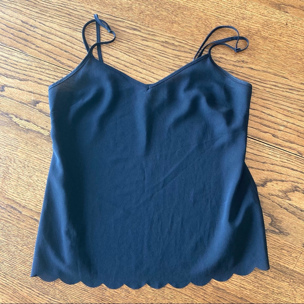Sheer Black Tank Top
